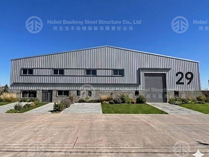 G+1 Steel Structure Warehouse In Argentina